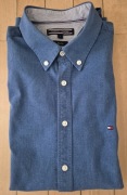 Koszula Tommy Hilfiger, denim, granatowa navy