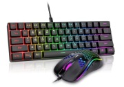 RedThunder Kompaktowa Klawiatura + Mysz 7200dpi przewodowa rgb 