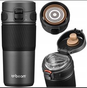 KUBEK TERMICZNY NA KAWĘ HERBATĘ DO SAMOCHODU SZCZELNY ANTYPOŚLIZGOWY 450 ml