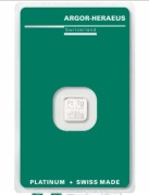 Sztabka Platyny ARGOR HERAEUS 1g