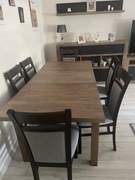 Stół z 6 krzesłami. Stan prawie nowy 