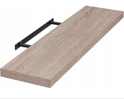 Półka ścienna wisząca 100x23 cm dąb brązowy woltu