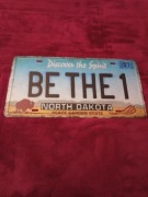 Replika kopia tablica rejestracyjna North Dakota 30x15 cm