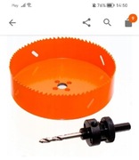 Otwornica bi-metalowa 220mm + adapter 