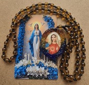 Medalik SERCE MARYI prezent dla babci. Pamiątka z Medjugorje. Magnes Gratis