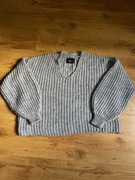 Szary sweterek baggy By o la la, rozmiar S
