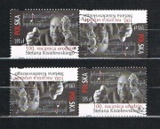 Parki kasowane tete-beche Fi 4360, 100. rocznica urodzin St. Kisielewskiego