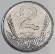 Stara moneta 2 zł.  z 1989 r.