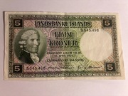 Islandia 5 koron 1928 