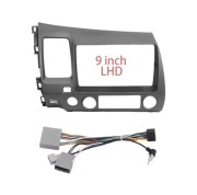 Ramka panelu nawigacji 9” dla Honda Civic 2006-2011 z kablem zasilania