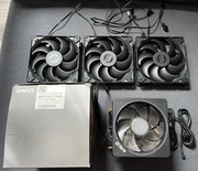 Chłodzenie procesora AMD + 3x wentylator SilentiumPc 120mm