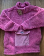 Bluza damska Jungmob M Baranek teddy merino pink oversize 