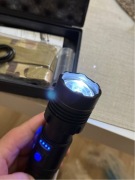 Latarka taktyczna Power Style LED USB wodoodporna zestaw