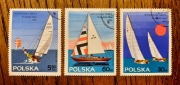 MISTRZOSTWA ŚWIATA W ŻEGLARSTWIE 1965 Polska Gdynia Klasa FINN ISAF 3szt.