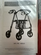 Balkonik z hamulcami chodzik 