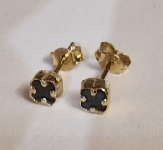 Kolczyki 585 marokańska koniczynka 0.9g