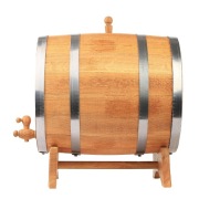 beczka dębowa 3L na alkohol bimber whisky nalewki koniak piwo wino prezent 