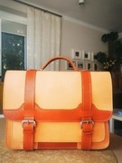 Torba rowerowa skóra 