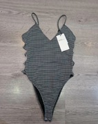 Nowe body/ strój kąpielowy w paski BERSHKA 
