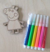 Magnes peppa do Malowania – Hand Made pisaki gratis