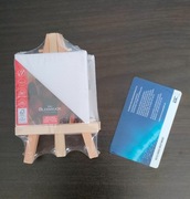 Mini sztalugi 2 szt. minipłótno malarskie plastyka