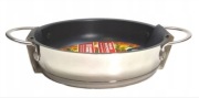 Patelnia 18*4.5cm Smukee z powłoką do wszystkich rodz. kuchenek St.nierdzew