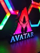 Lampa LED 3D AVATAR – Podświetlany Dekor / Prezent dla Fana