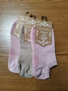 Podgumowane bambusowe stopki do balerinek 39 do 42 trzy pary