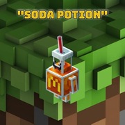Figurka Kolekcjon. Minecraft McDonald's Soda Potion + skin do gry Minecraft