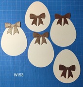 SCRAPKI KRAKÓW Wielkanoc Pisanki z kokardami (WI53)