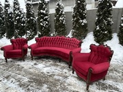 Królewski Zestaw Wypoczynkowy w stylu Ludwikowskim po renowacji