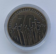 10 zł 70. Rocznica Zbrodni Katyńskiej rocznik 2010 + folder i certyfikat