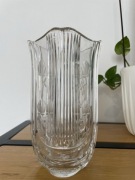 Wazon kryształowy kryształ WIELKI 1,9kg! 23cm kryształy vintage prl