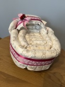 Tort z pampersów , gondola - wózek 