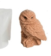 Duża SOWA forma silikonowa 13*11 do odlewów Świec Mydła Gipsu Żywic 