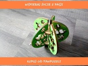 bombka 3d puzzle malowana SZEPT