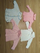 Bluzeczki niemowlęce 50/56 mam 4 sztuki 