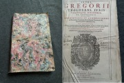 OGROMNY STARODRUK 1594 PRAWO KANONICZNE zdobiony