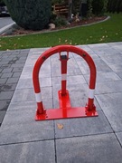 Blokada Parkingowa + kłódka