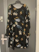 Any way sukienka modny wzór kwiaty floral nowa hit blog roz.42 