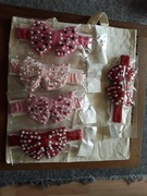 Zestaw opasek z kokardką na głowę 