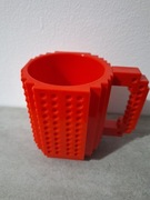 Klockowy kubek, czerwony