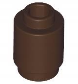 LEGO KLOCEK WALEC 1X1 BRĄZOWY