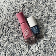 2 x lakier do paznokci Sally hansen / my laq różowy niebieski