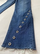 7 FOR ALL MANKIND Edie Architecture & Eyelets Jeans rozmiar 25 nowe z metką