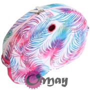 Różowy organizer do Obag MOON LIGHT liście róż turkus fiolet wkład OMAY