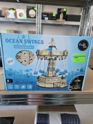 Drewniane ruchome MOTORISED PUZZLE 3D - DIY - Karuzela / LED