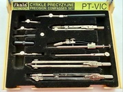 Skala Precision PT-VIC – komplet cyrkli precyzyjnych PRL–oryginalne pudełko