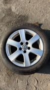 Alufelgi 15" Oryginalne VW 5x100 + Opony Letnie 195/55 R15