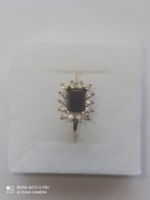 Złoty pierścionek,waga 2.60g, próba 585